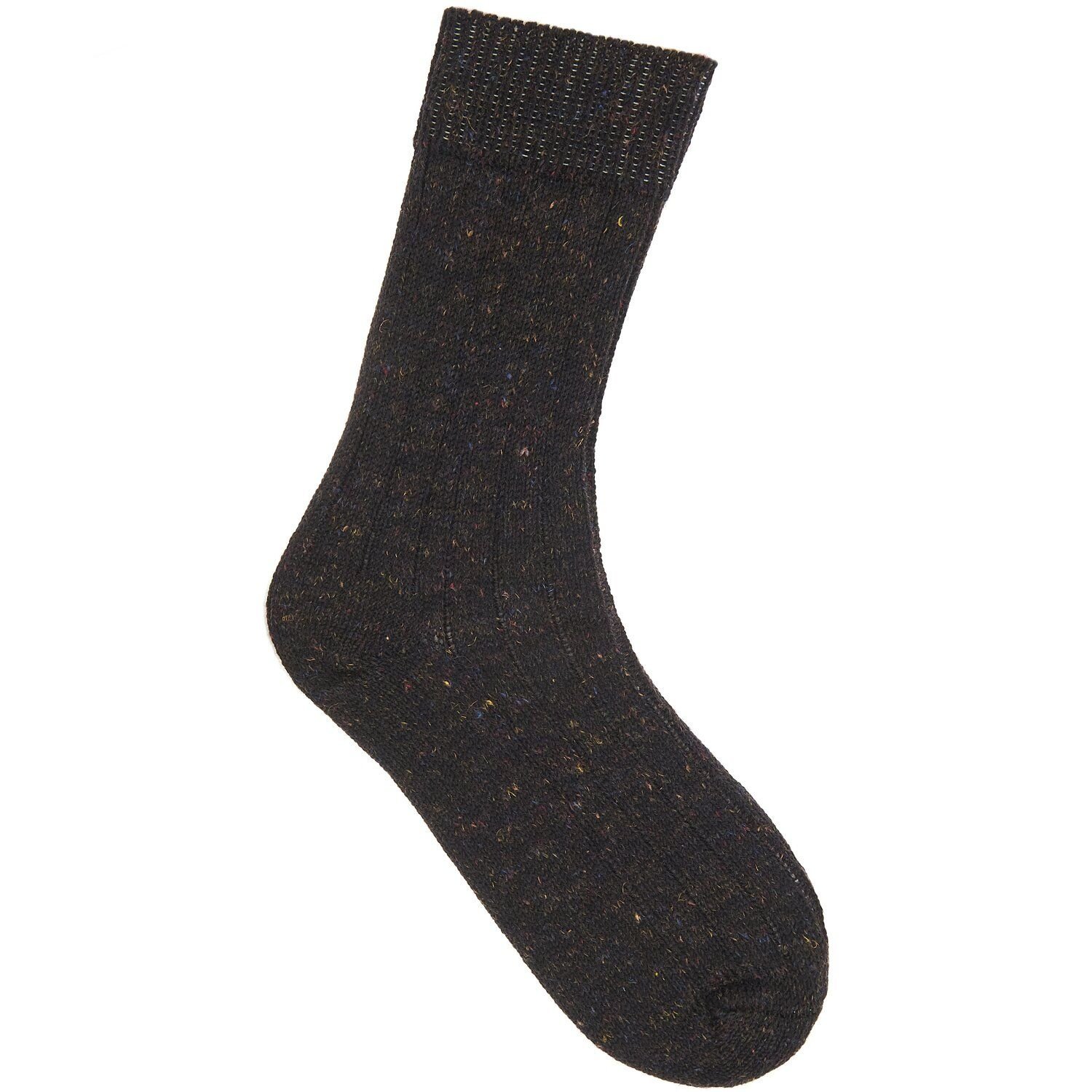 Rico Rico - Socks Linen Tweed - 07 - zwart