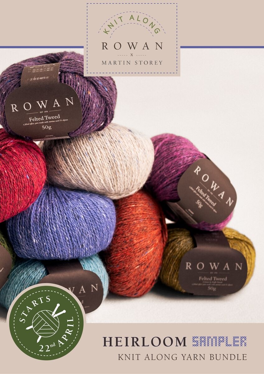 Rowan Felted Tweed Heirloom blanket - Martin Storey