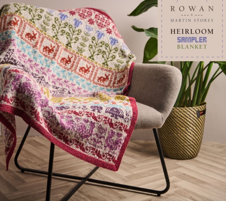 Rowan Felted Tweed Heirloom blanket - Martin Storey