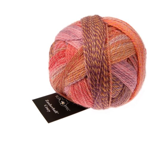Schoppel Wolle Zauberball Crazy - Nr. 2546 - Warm Botanical Garden Inspiration Kieran Foley