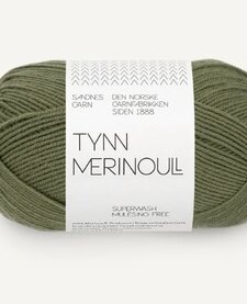 Tynn Merino Ull - Nr. 9062 - Oliv