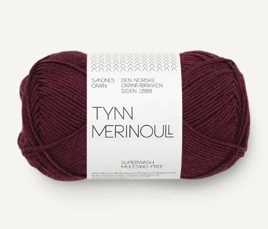 Sandnes Tynn Merino Ull - Nr.   4373 - Burgundy