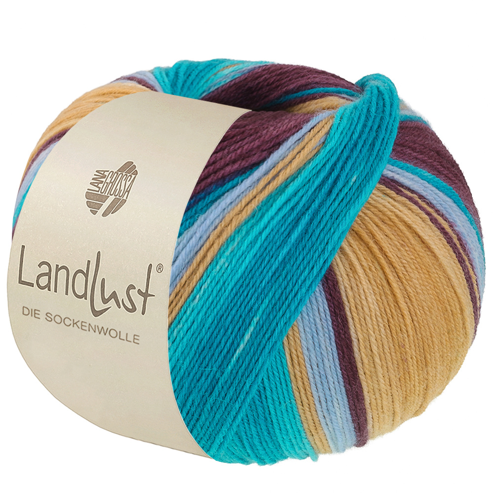 Lana Grossa Landlust "Die Sockenwolle" - 134 -  aqua-zand