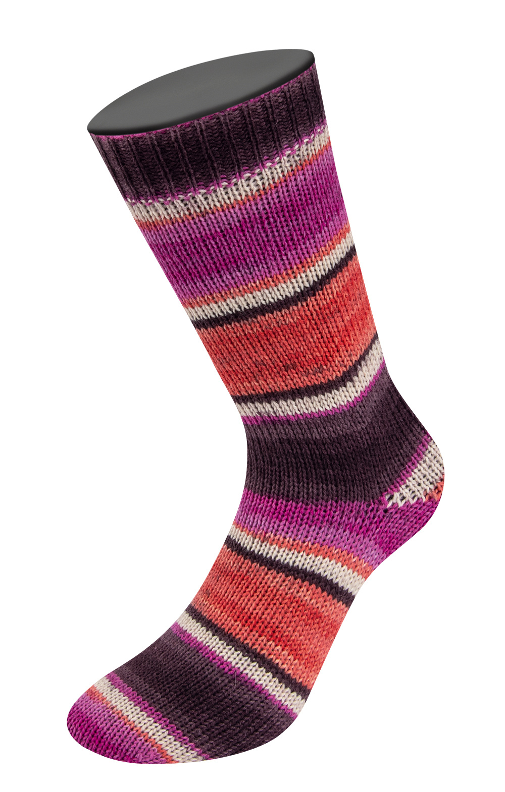 Lana Grossa Landlust "Die Sockenwolle" - 135 - rood/fuchsia