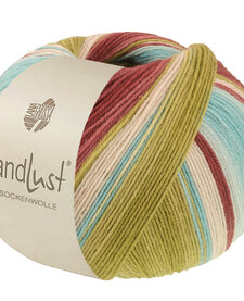 Landlust "Die Sockenwolle" - 136 - lime/aqua