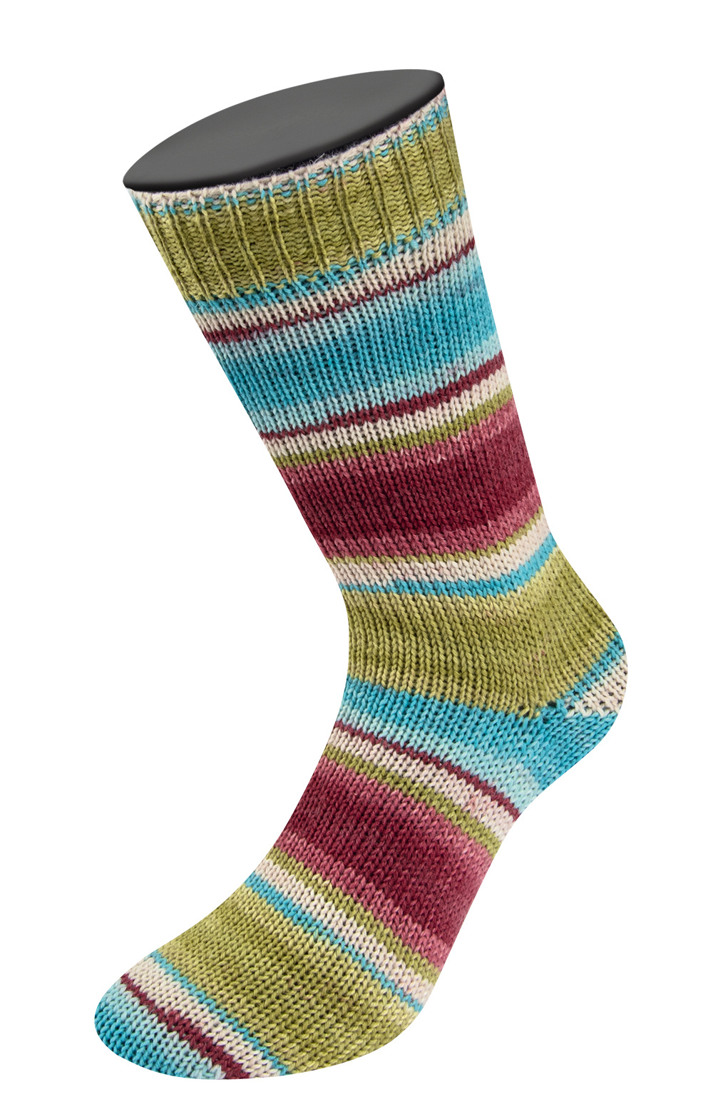 Lana Grossa Landlust "Die Sockenwolle" - 136 - lime/aqua