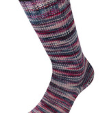 Lana Grossa Meilenweit Vintage socks - 1051 - grijs/rood