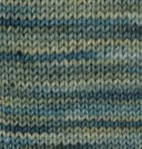 Lana Grossa Meilenweit Vintage socks - 1052 - grijs/groenblauw