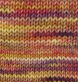 Lana Grossa Meilenweit Vintage socks - 1053 - bruin/rood