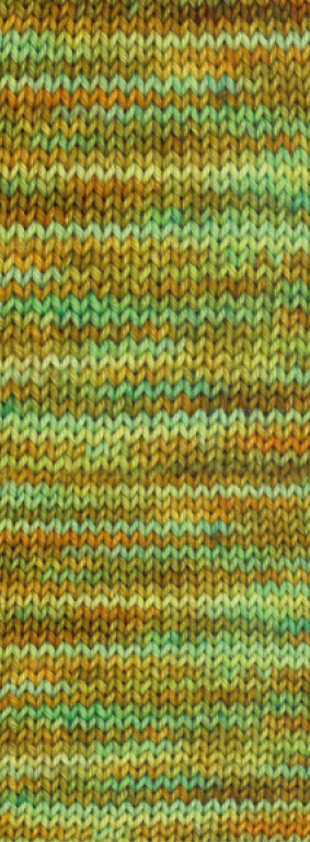 Lana Grossa Meilenweit Vintage socks - 1054 - limoen/bruin