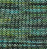 Lana Grossa Meilenweit Vintage socks -1057 - groen/grijs