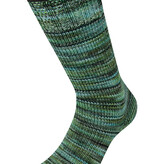 Lana Grossa Meilenweit Vintage socks -1057 - groen/grijs