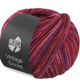 Lana Grossa Meilenweit Vintage socks - 1058 - rood/rose