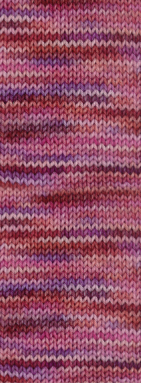 Lana Grossa Meilenweit Vintage socks - 1058 - rood/rose