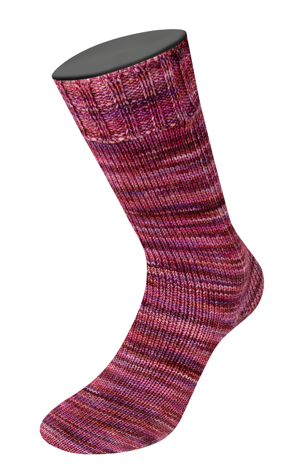 Lana Grossa Meilenweit Vintage socks - 1058 - rood/rose