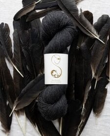 Wool Yarn in Crow