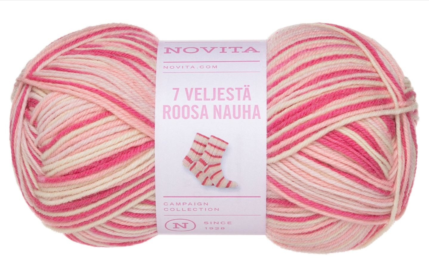 Novita  7 Veljestä - Roosa Nauha - 8661