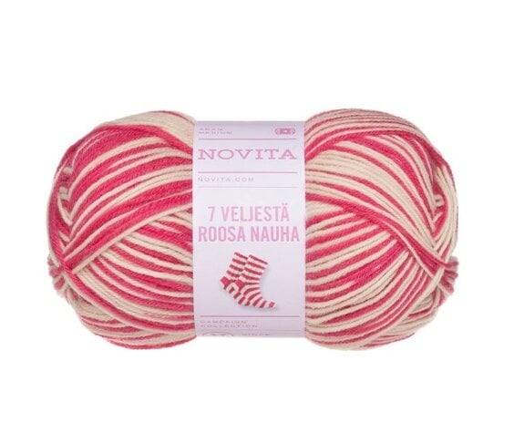 Novita  7 Veljestä - Roosa Nauha - 8661