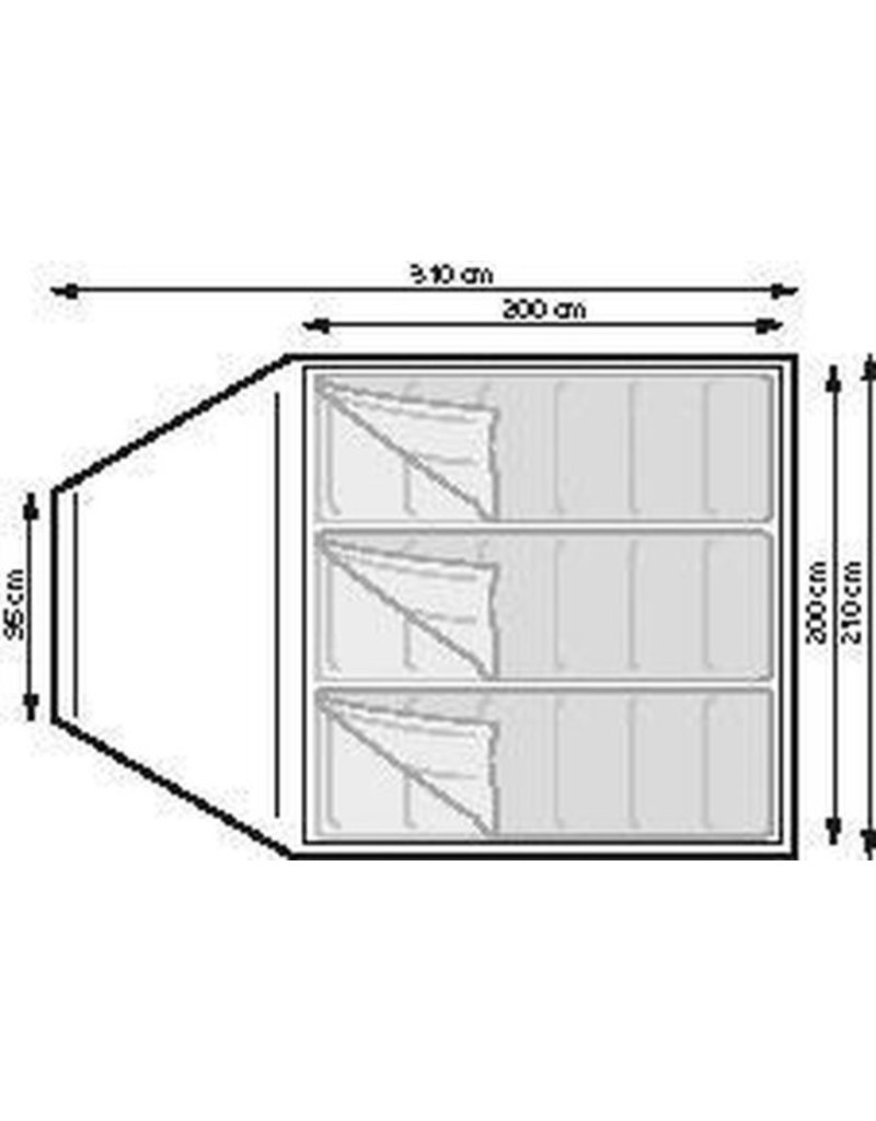 Eurotrail Eurotrail tent Camp 3 - koepeltent - 3 persoons