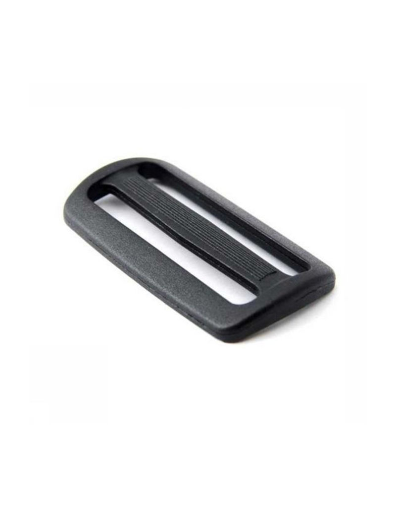 Allesvoordeliger Sliplock buckle 25 mm - black  - plastic - 5 pcs