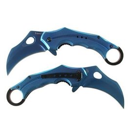 Xtreme X-treme zakmes X1901 Karambit Blue Ti Steel x-1901