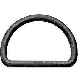 Allesvoordeliger D ring black 25 mm. (10 pcs)