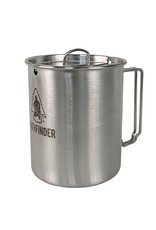 Pathfinder Outdoor gear Pathfinder RVS Drinkbeker 0,739  L met deksel