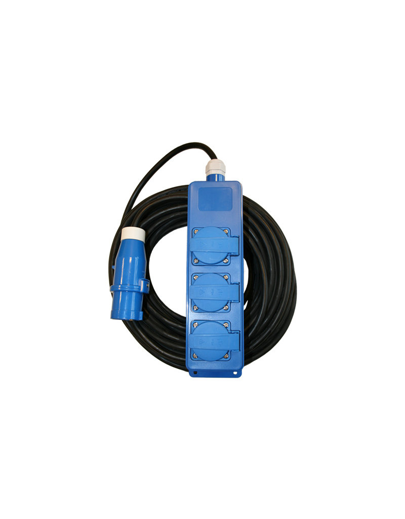 Haba kamperen Haba Triple unit 20 m - camping kabel  20  meter met stekkerdoos