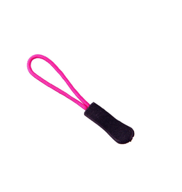 Create  Zipper puller roze zwart - 3 stuks