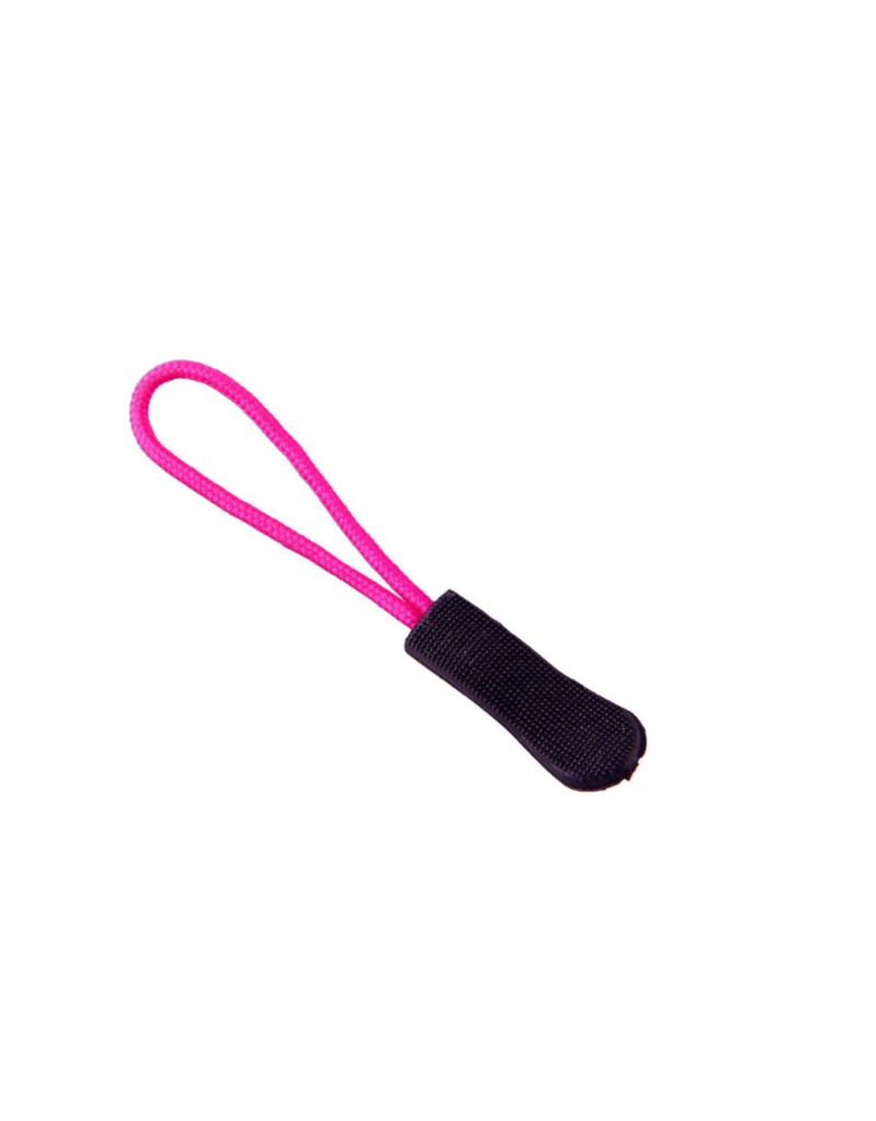 Create  Zipper puller pink black- 3 pcs