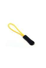 Create  Zipper puller geel zwart- 3 stuks