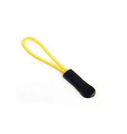 Create  Zipper puller geel zwart - 3 stuks