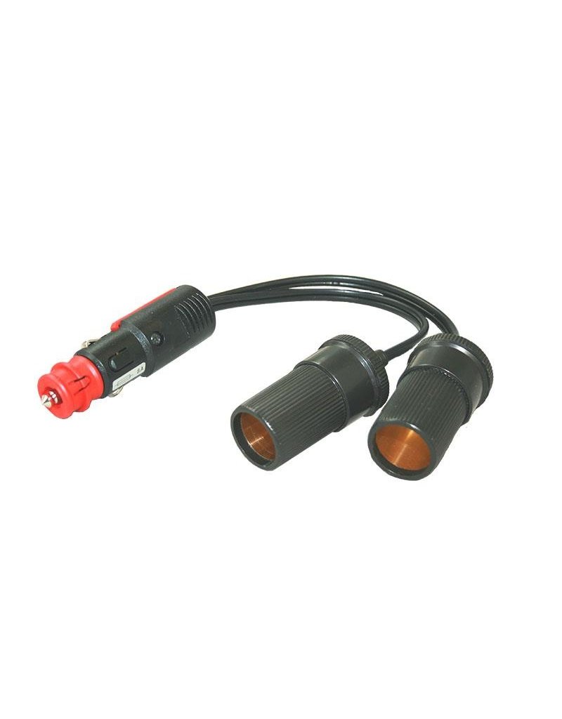 Haba kamperen Haba 12V adapterkabel uni naar 2x Kontra 12Volt