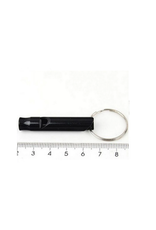 Children Aloy whistle black - emergency whistle - key ring