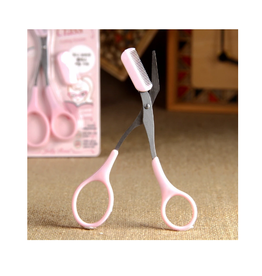 Allesvoordeliger Eyebrow scissors pink