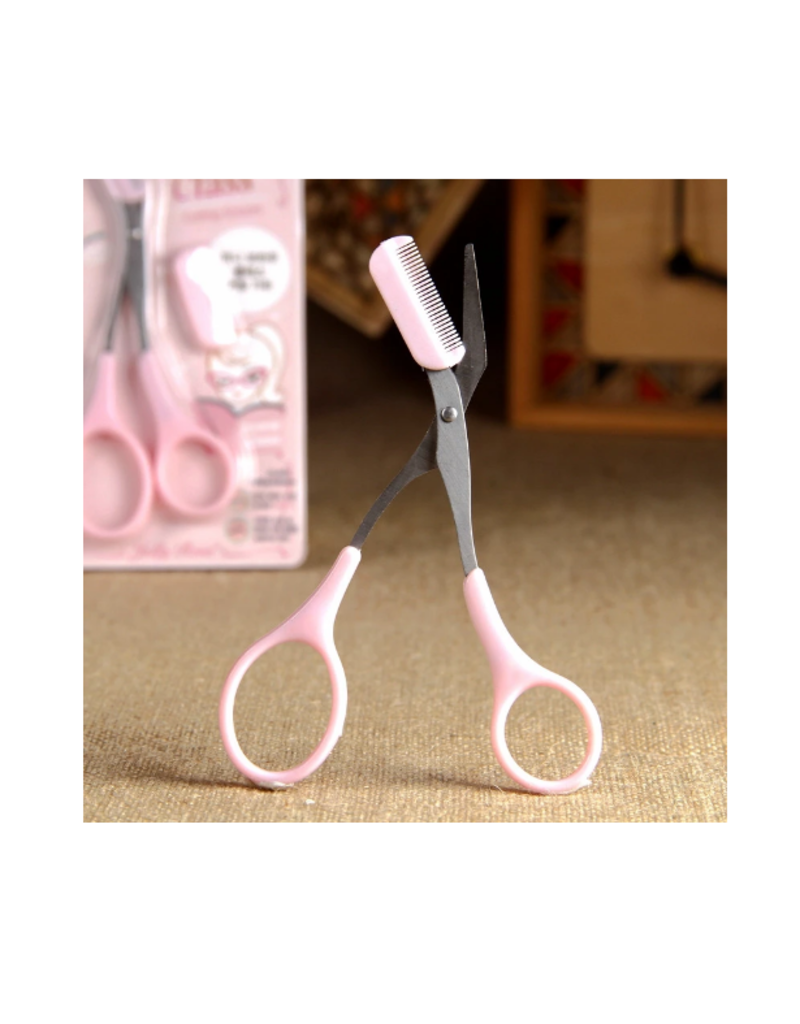 Allesvoordeliger Eyebrow scissors pink