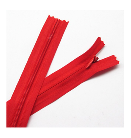 Create  Close end zipper 45 cm red