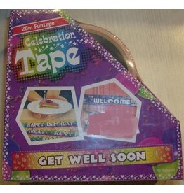 merkloos Funtape - Get well soon tape - 25 metres