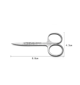 merkloos Nail scissors RVS 89 mm.