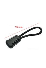 Create  Zipper puller black special 5 - 3 pcs