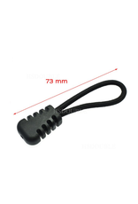 Create  Zipper puller zwart special 5 - 3 stuks
