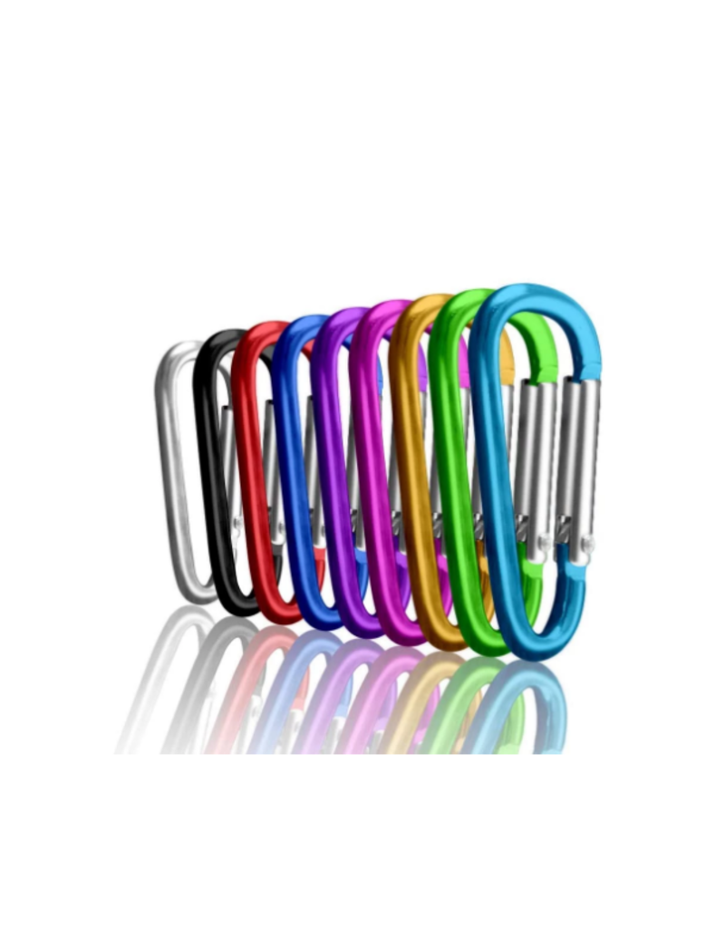 Allesvoordeliger Carabiners colour straight side alloy (2 pcs)