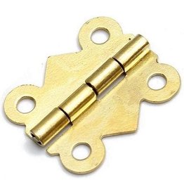 Allesvoordeliger Hinge brass - 4 pcs