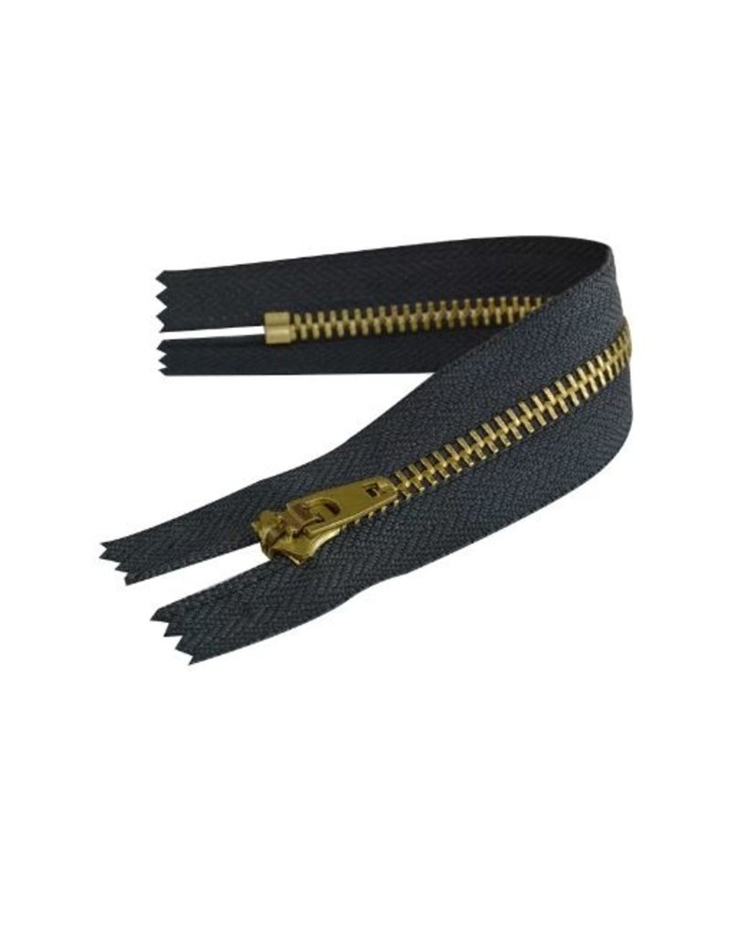 Create  Jeans zipper 15 cm black