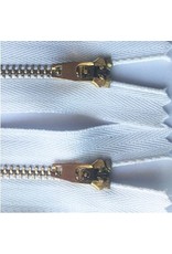 Create  Jeans zipper  white 13 cm (AE 10)