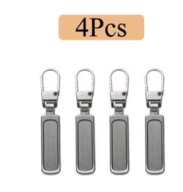 Create  Zipper puller metaal - 4 stuks (AE 14)