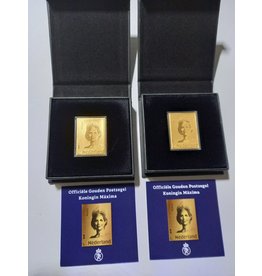 merkloos Postzegel Koningin Maxima 2020 24K goud