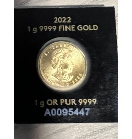 merkloos Canadian Maple Leaf 999 gold coin 50 ct