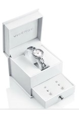 Viceroy children's watch set with 3 pairs of silver earrings