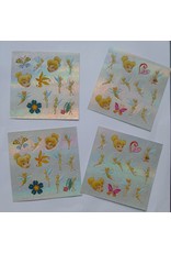 merkloos Tinkerbell stickers set 104 stuks